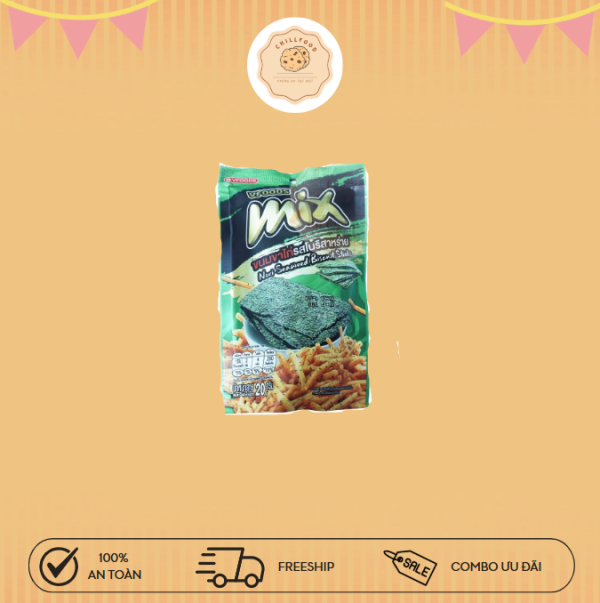 Combo 10 gói Tăm cay Mix – vị rong biển
