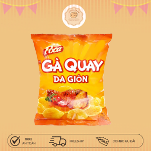 Snack vị gà quay da giòn Poca Partyz gói 30g