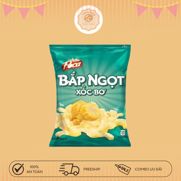 Snack Poca Bắp Ngọt Xốc Bơ