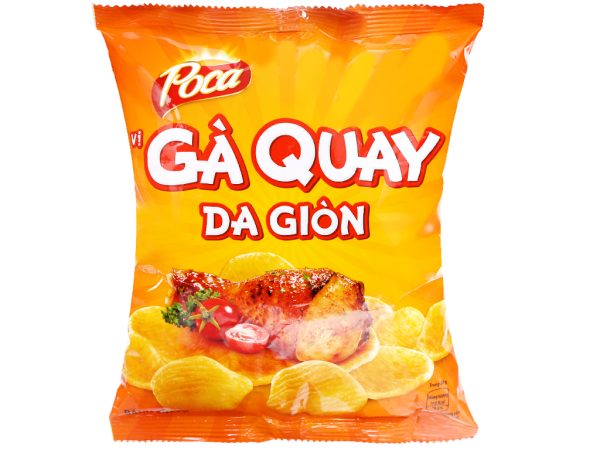 Snack vị gà quay da giòn Poca Partyz gói 30g - Hình ảnh 2